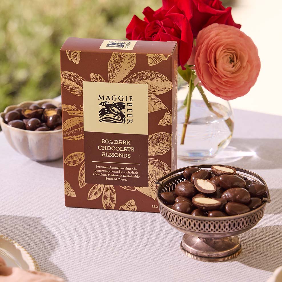 80% Dark Chocolate Almonds 120g - Image 2