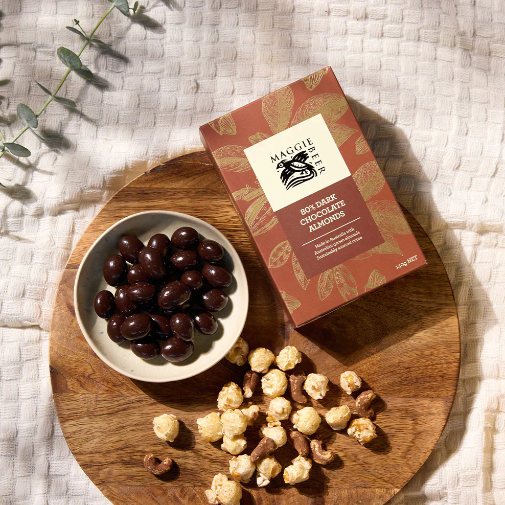 80% Dark Chocolate Almonds 120g - Image 3