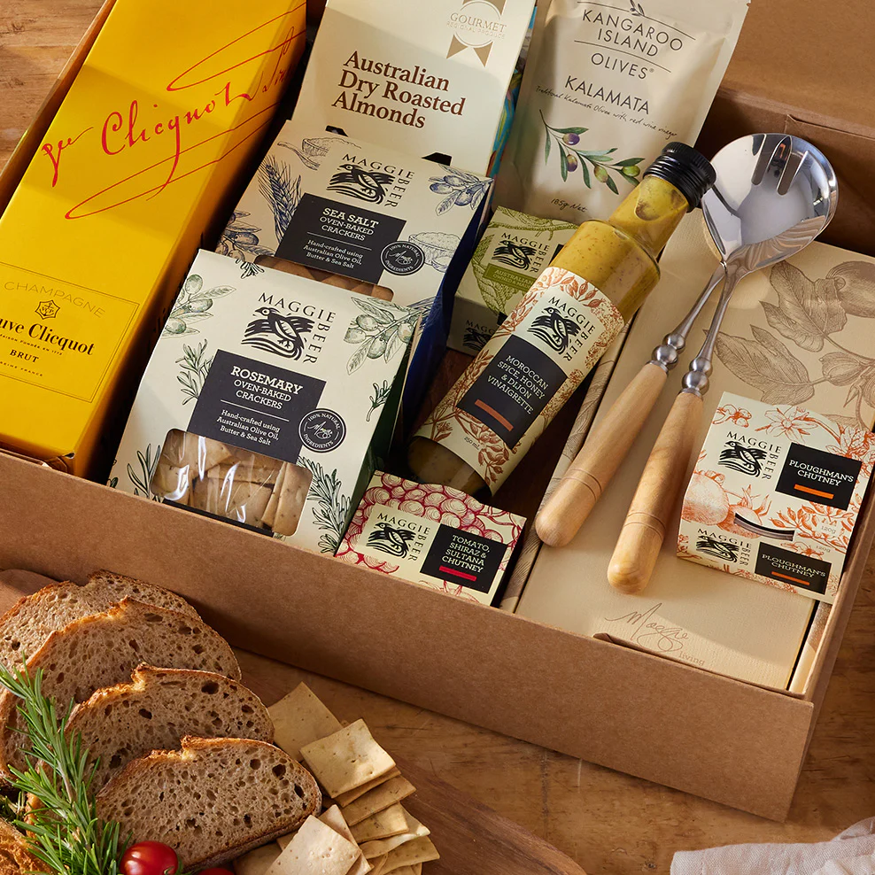 Gourmet Entertaining Hamper with Clicquot - Image 4