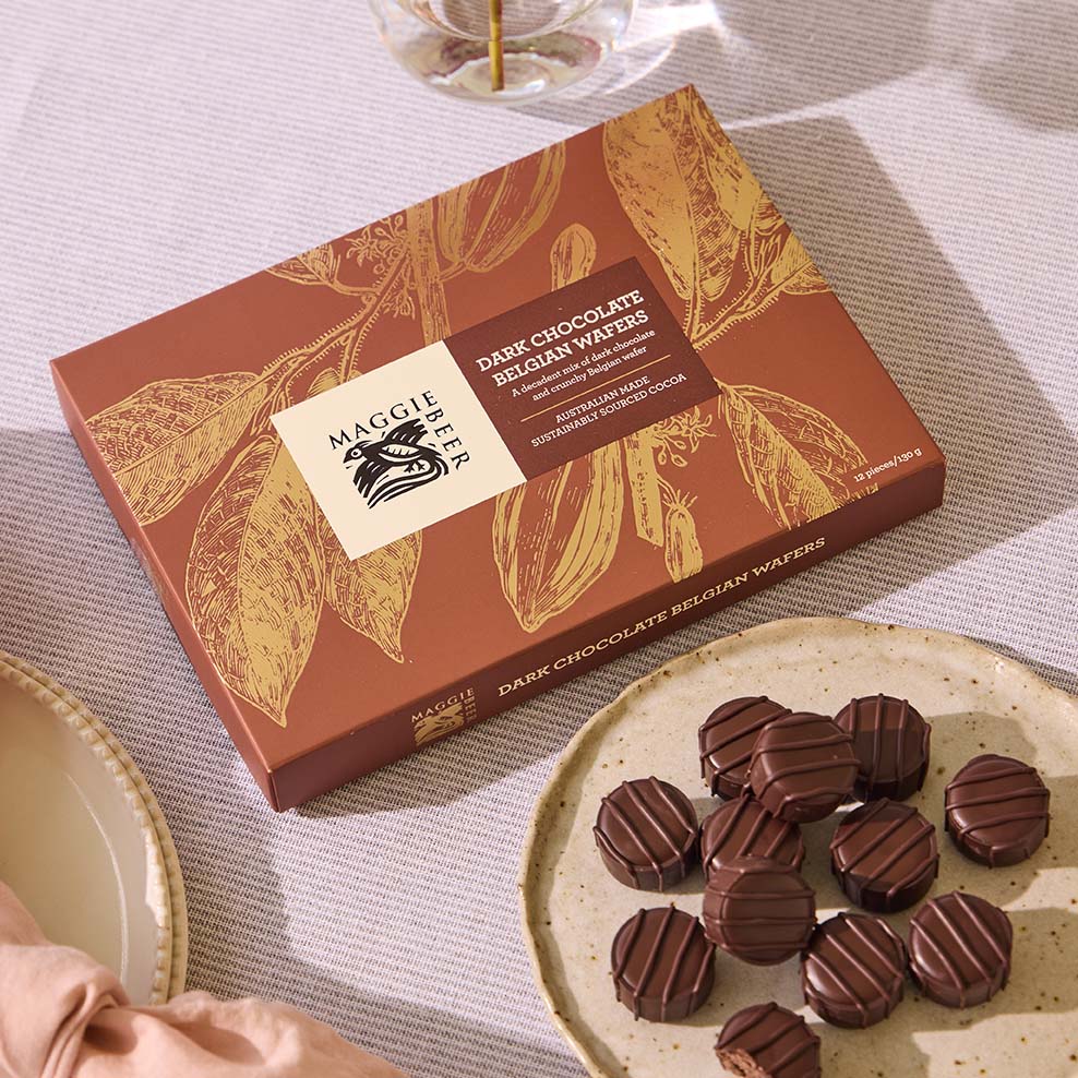 Dark Chocolate Belgian Wafers 130g - Image 2