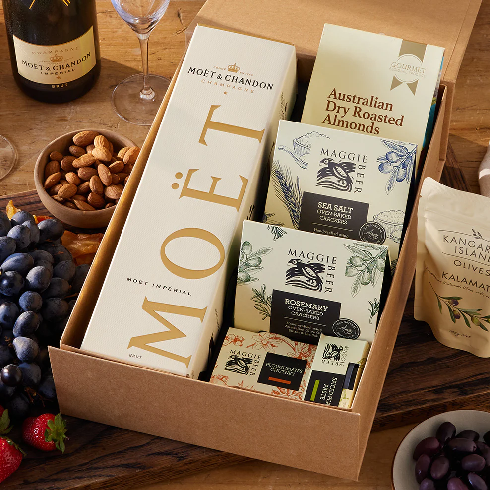 Maggie's Gourmet Grazing Hamper with Moët - Image 3