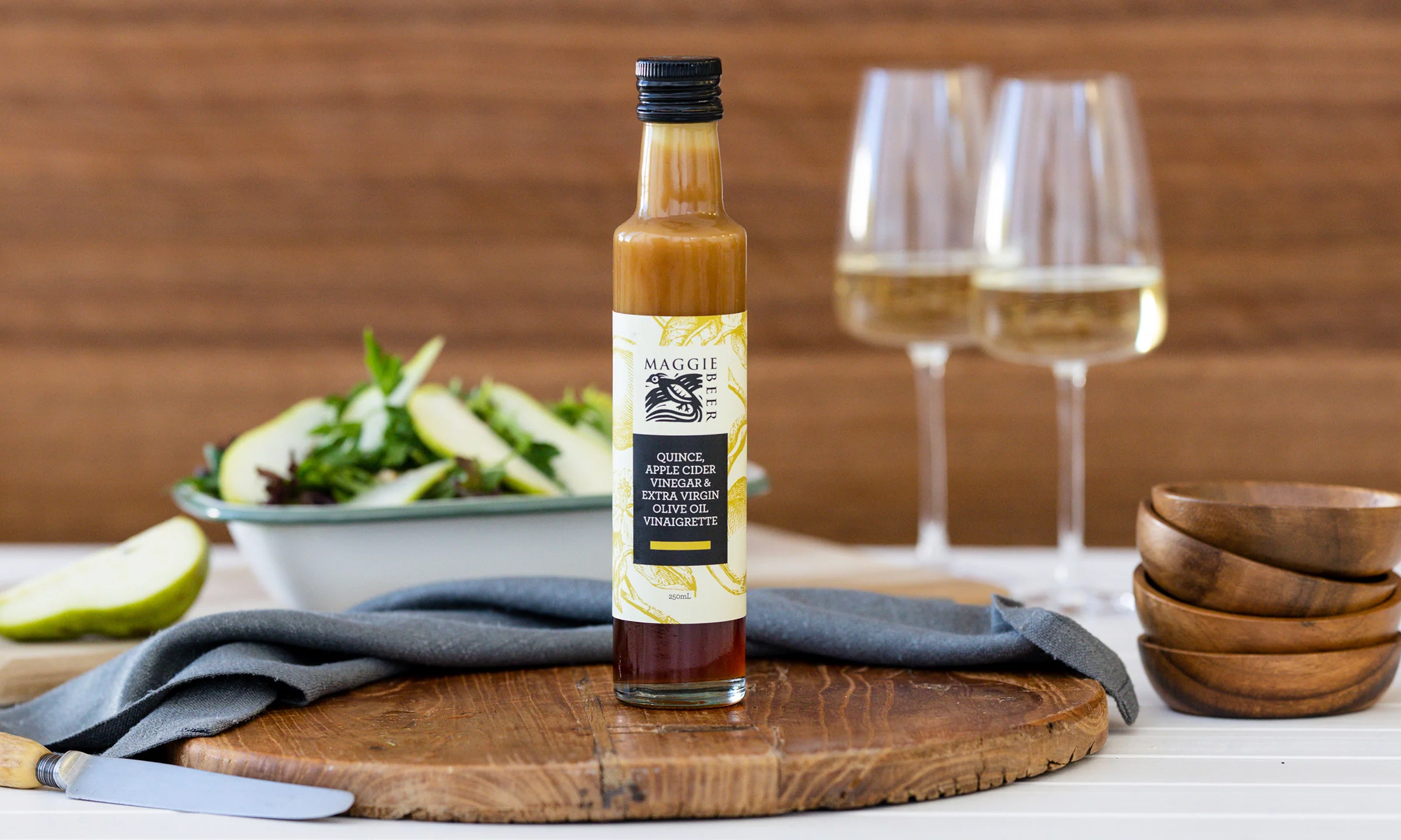 Quince, Apple Cider Vinegar & Extra Virgin Olive Oil Vinaigrette 250mL