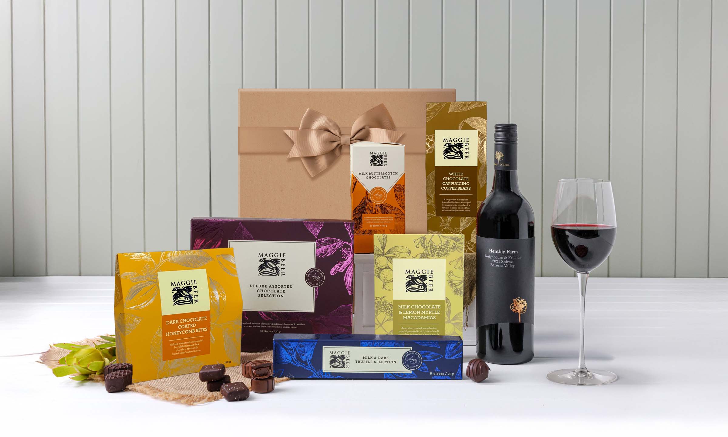 The Grande Chocolate Hamper with Hentley Farm Shiraz